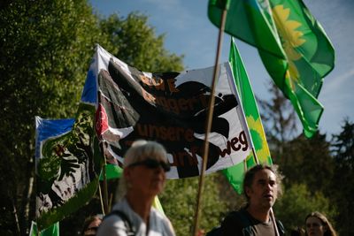 50.000 Leute sind am Samstag zum Hambacher Forst gereist