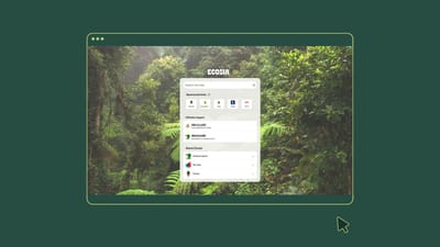 Für dich designed, für den Planeten entwickelt: Der neue Ecosia-Browser